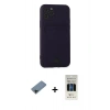 MARSİLYAN™- iPhone 11 Pro Kılıf Vadi Çizgi Prime - Siyah 5D Hayalet Cam Ekran Koruyucu + Shine Kamera Lens Koruma Cam - SH