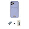 MARSİLYAN™- iPhone 11 Pro Kılıf Vadi Çizgi Prime - Siyah 6D Mat Seramik Hayalet Nano Ekran Koruyucu + Gökkuşağı Shine Kamera Lens Koruma Cam