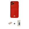 MARSİLYAN™- iPhone 11 Pro Kılıf Vadi Çizgi Prime - Siyah 6D Mat Seramik Hayalet Nano Ekran Koruyucu + Renkli Kamera Lens Koruma Cam - SI