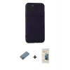 MARSİLYAN™- iPhone 11 Pro Kılıf Vadi Çizgi Prime - Siyah 6D Mat Seramik Hayalet Nano Ekran Koruyucu + Shine Kamera Lens Koruma Cam - SABE