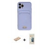 MARSİLYAN™- iPhone 11 Pro Kılıf Vadi Çizgi Prime - Siyah 6D Mat Seramik Hayalet Nano Ekran Koruyucu + Turuncu Renkli Kamera Lens Koruma Cam
