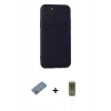 MARSİLYAN™- iPhone 11 Pro Kılıf Vadi Çizgi Prime - Siyah Joko Magic 5D Hayalet Cam + Shine Kamera Lens Koruma Cam - GS