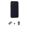 MARSİLYAN™- iPhone 11 Pro Kılıf Vadi Çizgi Prime - Siyah Joko Magic 5D Hayalet Cam + Shine Kamera Lens Koruma Cam - MI