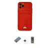 MARSİLYAN™- iPhone 11 Pro Kılıf Vadi Çizgi Prime - Siyah Joko Magic 5D Hayalet Cam + Shine Kamera Lens Koruma Cam - MI