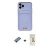 MARSİLYAN™- iPhone 11 Pro Kılıf Vadi Çizgi Prime - Siyah Mat Seramik Nano Ekran Koruyucu + Shine Kamera Lens Koruma Cam - GI