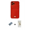 MARSİLYAN™- iPhone 11 Pro Kılıf Vadi Çizgi Prime - Siyah Mat Seramik Nano Ekran Koruyucu + Shine Kamera Lens Koruma Cam - MI