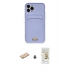 MARSİLYAN™- iPhone 11 Pro Kılıf Vadi Çizgi Prime - Siyah Mat Seramik Nano Ekran Koruyucu + Renkli Kamera Lens Koruma Cam - PE
