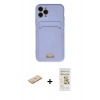MARSİLYAN™- iPhone 11 Pro Kılıf Vadi Çizgi Prime - Siyah Mat Seramik Nano Ekran Koruyucu + Renkli Kamera Lens Koruma Cam - SI