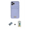 MARSİLYAN™- iPhone 11 Pro Kılıf Vadi Çizgi Prime - Siyah Polymer Nano Ekran Koruyucu + Shine Kamera Lens Koruma Cam - GD