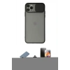 MARSİLYAN™- iPhone 11 Pro Kılıf Vadi Çizgi - Siyah 3D Antistatik Mat Seramik Nano Ekran Koruyucu + Shine Kamera Lens Koruma Cam - PE
