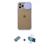 MARSİLYAN™- iPhone 11 Pro Kılıf Vadi Çizgi - Siyah 3D Antistatik Seramik Nano Ekran Koruyucu + Shine Kamera Lens Koruma Cam - GS