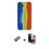 MARSİLYAN™- iPhone 11 Pro Kılıf Yadigar Çizgi - Siyah 3D Antistatik Mat Seramik Nano Ekran Koruyucu + Shine Kamera Lens Koruma Cam - PE