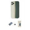 MARSİLYAN™- iPhone 11 Pro Kılıf Yadigar Çizgi - Siyah 6D Mat Seramik Hayalet Nano Ekran Koruyucu + Shine Kamera Lens Koruma Cam - SABE