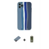 MARSİLYAN™- iPhone 11 Pro Kılıf Yadigar Çizgi - Siyah Joko Magic 5D Hayalet Cam + Shine Kamera Lens Koruma Cam - PE