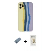 MARSİLYAN™- iPhone 11 Pro Kılıf Yadigar Çizgi - Siyah Mat Seramik Nano Ekran Koruyucu + Shine Kamera Lens Koruma Cam - MI