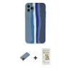 MARSİLYAN™- iPhone 11 Pro Kılıf Yadigar Çizgi - Siyah Mat Seramik Nano Ekran Koruyucu + Shine Kamera Lens Koruma Cam - SH