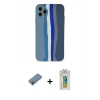 MARSİLYAN™- iPhone 11 Pro Kılıf Yadigar Çizgi - Siyah Polymer Nano Ekran Koruyucu + Shine Kamera Lens Koruma Cam - GI