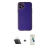 MARSİLYAN™- iPhone 11 Pro Kılıf Yadigar Klasik - Şeffaf Pasifik Cam Ekran Koruyucu + Kamera Lens Koruma Cam - SF