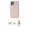 MARSİLYAN™- iPhone 11 Pro Kılıf Yadigar Klasik - Şeffaf Pasifik Cam Ekran Koruyucu + Renkli Kamera Lens Koruma Cam - YL