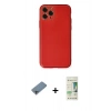 MARSİLYAN™- iPhone 11 Pro Kılıf Yadigar Klasik - Siyah 20D Premium Cam Ekran Koruyucu + Shine Kamera Lens Koruma Cam - GI
