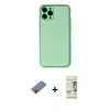 MARSİLYAN™- iPhone 11 Pro Kılıf Yadigar Klasik - Siyah 20D Premium Cam Ekran Koruyucu + Shine Kamera Lens Koruma Cam - PE