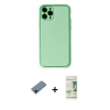 MARSİLYAN™- iPhone 11 Pro Kılıf Yadigar Klasik - Siyah 20D Premium Cam Ekran Koruyucu + Shine Kamera Lens Koruma Cam - SH
