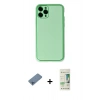 MARSİLYAN™- iPhone 11 Pro Kılıf Yadigar Klasik - Siyah 20D Premium Cam Ekran Koruyucu + Shine Kamera Lens Koruma Cam - MI