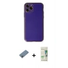 MARSİLYAN™- iPhone 11 Pro Kılıf Yadigar Klasik - Siyah 20D Premium Cam Ekran Koruyucu + Shine Kamera Lens Koruma Cam - SABE
