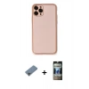 MARSİLYAN™- iPhone 11 Pro Kılıf Yadigar Klasik - Siyah 34D Hayalet Izgaralı Cam + Shine Kamera Lens Koruma Cam - GI