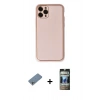 MARSİLYAN™- iPhone 11 Pro Kılıf Yadigar Klasik - Siyah 34D Hayalet Izgaralı Cam + Shine Kamera Lens Koruma Cam - GS