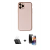 MARSİLYAN™- iPhone 11 Pro Kılıf Yadigar Klasik - Siyah 3D Antistatik Mat Seramik Nano Ekran Koruyucu + Kamera Lens Koruma Cam - SF