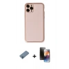 MARSİLYAN™- iPhone 11 Pro Kılıf Yadigar Klasik - Siyah 3D Antistatik Mat Seramik Nano Ekran Koruyucu + Shine Kamera Lens Koruma Cam - MI
