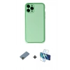MARSİLYAN™- iPhone 11 Pro Kılıf Yadigar Klasik - Siyah 3D Antistatik Seramik Nano Ekran Koruyucu + Shine Kamera Lens Koruma Cam - GD