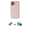 MARSİLYAN™- iPhone 11 Pro Kılıf Yadigar Klasik - Siyah 3D Antistatik Seramik Nano Ekran Koruyucu + Shine Kamera Lens Koruma Cam - MI