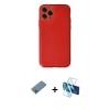 MARSİLYAN™- iPhone 11 Pro Kılıf Yadigar Klasik - Siyah 3D Antistatik Seramik Nano Ekran Koruyucu + Shine Kamera Lens Koruma Cam - MI