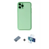 MARSİLYAN™- iPhone 11 Pro Kılıf Yadigar Klasik - Siyah 3D Antistatik Seramik Nano Ekran Koruyucu + Shine Kamera Lens Koruma Cam - MI