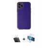 MARSİLYAN™- iPhone 11 Pro Kılıf Yadigar Klasik - Siyah 3D Antistatik Seramik Nano Ekran Koruyucu + Kamera Lens Koruma Cam - SF