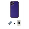 MARSİLYAN™- iPhone 11 Pro Kılıf Yadigar Klasik - Siyah 5D Hayalet Cam Ekran Koruyucu + Shine Kamera Lens Koruma Cam - GI