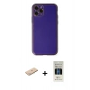 MARSİLYAN™- iPhone 11 Pro Kılıf Yadigar Klasik - Siyah 5D Hayalet Cam Ekran Koruyucu + Renkli Kamera Lens Koruma Cam - MI