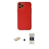 MARSİLYAN™- iPhone 11 Pro Kılıf Yadigar Klasik - Siyah 5D Hayalet Cam Ekran Koruyucu + Renkli Kamera Lens Koruma Cam - MI