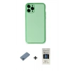 MARSİLYAN™- iPhone 11 Pro Kılıf Yadigar Klasik - Siyah 5D Hayalet Cam Ekran Koruyucu + Shine Kamera Lens Koruma Cam - MI