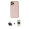 MARSİLYAN™- iPhone 11 Pro Kılıf Yadigar Klasik - Siyah 5D Hayalet Cam Ekran Koruyucu + Şeffaf Kamera Lens Koruma Cam