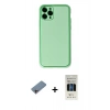 MARSİLYAN™- iPhone 11 Pro Kılıf Yadigar Klasik - Siyah 5D Hayalet Cam Ekran Koruyucu + Shine Kamera Lens Koruma Cam - PE