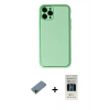 MARSİLYAN™- iPhone 11 Pro Kılıf Yadigar Klasik - Siyah 5D Hayalet Cam Ekran Koruyucu + Shine Kamera Lens Koruma Cam - GD