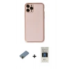 MARSİLYAN™- iPhone 11 Pro Kılıf Yadigar Klasik - Siyah 5D Hayalet Cam Ekran Koruyucu + Shine Kamera Lens Koruma Cam - GD