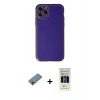 MARSİLYAN™- iPhone 11 Pro Kılıf Yadigar Klasik - Siyah 5D Hayalet Cam Ekran Koruyucu + Shine Kamera Lens Koruma Cam - PE