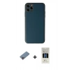 MARSİLYAN™- iPhone 11 Pro Kılıf Yadigar Klasik - Siyah 5D Hayalet Cam Ekran Koruyucu + Shine Kamera Lens Koruma Cam - PE