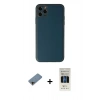 MARSİLYAN™- iPhone 11 Pro Kılıf Yadigar Klasik - Siyah 5D Hayalet Cam Ekran Koruyucu + Shine Kamera Lens Koruma Cam - GD