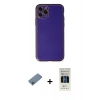 MARSİLYAN™- iPhone 11 Pro Kılıf Yadigar Klasik - Siyah 5D Hayalet Cam Ekran Koruyucu + Shine Kamera Lens Koruma Cam - SABE