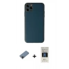 MARSİLYAN™- iPhone 11 Pro Kılıf Yadigar Klasik - Siyah 5D Hayalet Cam Ekran Koruyucu + Shine Kamera Lens Koruma Cam - SH